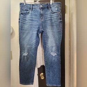 Old Navy High-Rise Power Slim Straight Jeans